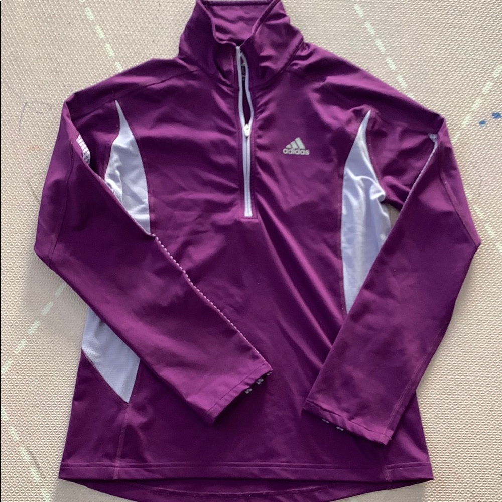Adidas Climalite Running 1/4 Zip Pullover